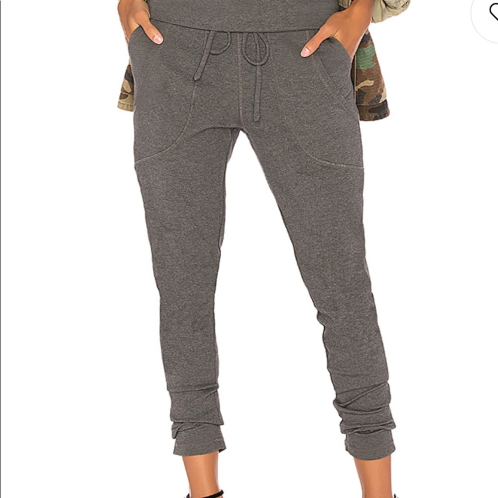 BNWT Bobi LosAngeles charcoal joggers . Size S